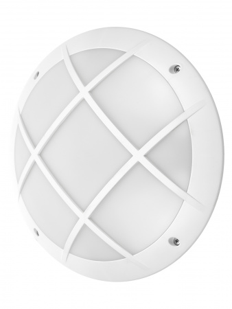 Светильник НБУ 05-60-008 "Мегас 2" белый с решеткой IP64 TDM