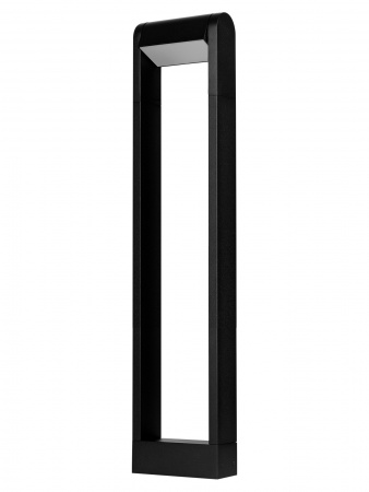 Светильник садово-парковый LED, Аура, H800 мм, 6 Вт, 4000 K, алюм./черн., IP65, TDM