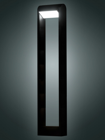 Светильник садово-парковый LED, Аура, H800 мм, 6 Вт, 4000 K, алюм./черн., IP65, TDM