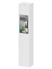 Светильник садово-парковый LED, Аура, H800 мм, 6 Вт, 4000 K, алюм./черн., IP65, TDM