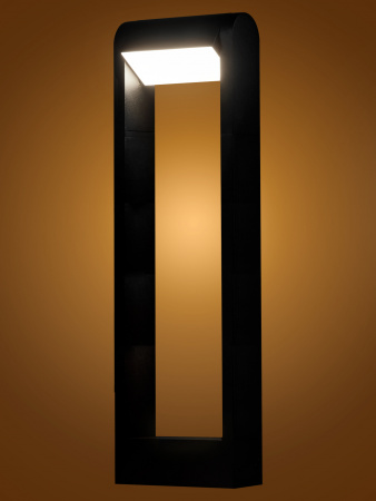 Светильник садово-парковый LED, Аура, H500 мм, 6 Вт, 3000 K, алюм./черн., IP65, TDM
