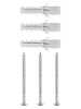 Светильник садово-парковый LED, Аура, H500 мм, 6 Вт, 3000 K, алюм./черн., IP65, TDM