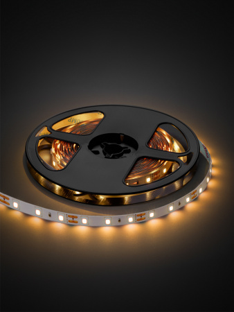 Комплект светодиодной ленты SMD2835-60 LED/м-12 В-4,8 Вт/м-IP20-3000 К (5 м), 24 Вт TDM