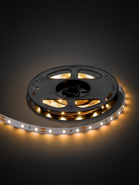 Комплект светодиодной ленты SMD2835-60 LED/м-12 В-4,8 Вт/м-IP20-3000 К (1 м), 6 Вт TDM