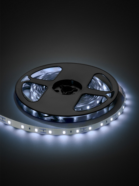 Комплект светодиодной ленты SMD2835-60 LED/м-12 В-4,8 Вт/м-IP20-6000 К (5 м), 24 Вт TDM