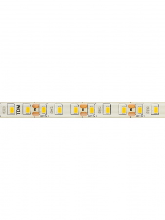 Лента светодиодная SMD2835-120 LED/м-IP65-12 В-9,6 Вт/м-3000 К (5 м) блистер TDM