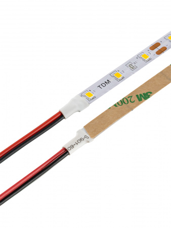 Лента светодиодная SMD2835-60 LED/м-IP20-12 В-4,8 Вт/м-3000 К (5 м) блистер TDM