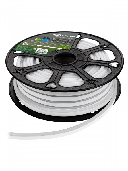 Гибкий неон SMD2835-120 LED/м-220 В-6,5 Вт/м-IP67-синий (25м) TDM