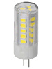 Лампа светодиодная G4-3 Вт-AC/DC 12 В-4000 К, SMD, 16x43 мм TDM