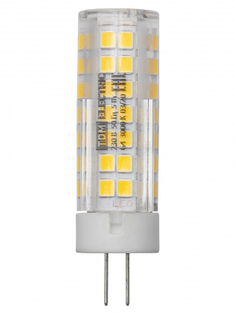 Лампа светодиодная G4-5 Вт-230 В-3000 К, SMD, 16x55 мм TDM