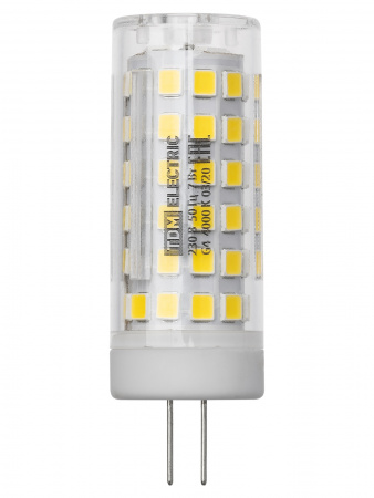 Лампа светодиодная G4-7 Вт-230 В-4000 К, SMD, 18,5x57 мм TDM