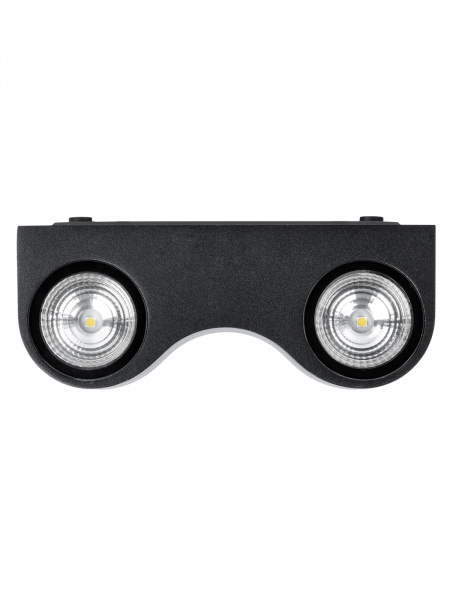 Светильник настенный LED, Дуэт, 4х3 Вт, 3000 К, L200 мм, алюм./черн., вверх/вниз, IP65, TDM
