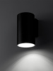 Светильник настенный LED, Соло, 6 Вт, 4000 К, H160 мм, алюм./черн., IP65, TDM