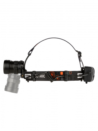 Фонарь «Налобный 12» аккум., 5 Вт CREE+3 Вт COB, Li-Ion 3,7 В 2x18650 2,4 А*ч, 650 лм, USB, TDM