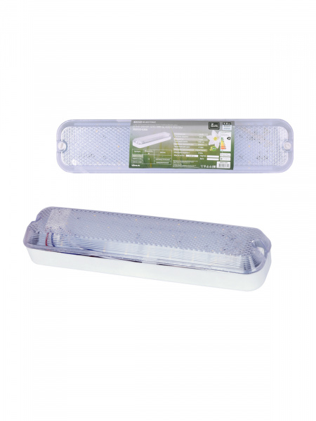 Светильник вандалоустойчивый LED ДПБ 01-2х6-001 12 Вт, 1000 лм, 4000 К, IP40 TDM