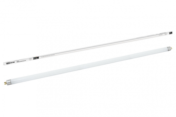 Лампа люминесцентная линейная двухцокольная ЛЛ-16/28Вт, T5/G5, 6500 К, длина 1163,2мм TDM
