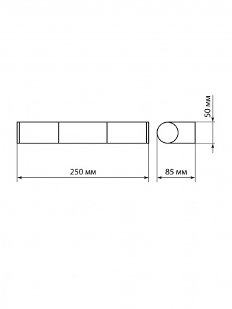 Светильник LED CH-П 5Вт, 4000 К, IP44, Камбрия-2, хром TDM