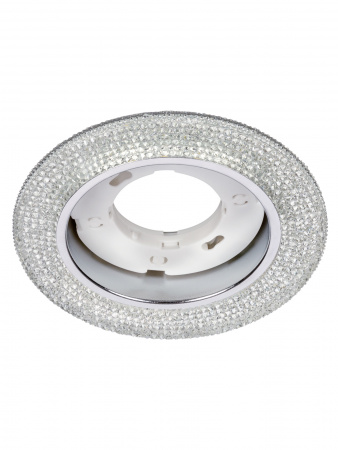 Светильник встраиваемый СВ 03-11 GX53 230В LED подсветка 5 Вт зеркальный/хром TDM
