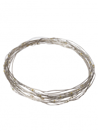 Гирлянда светодиодная "Роса50" 50LED, 5м, 3000К, 3хАА, TDM