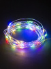 Гирлянда светодиодная "Роса50" 50LED, 5м, многоцвет., 2хCR2032 , TDM