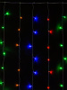 Гирлянда светодиодная "Занавес" 1,5х1,5 м, 168LED, многоцветн., 8 режимов, 250 В, IP20, TDM