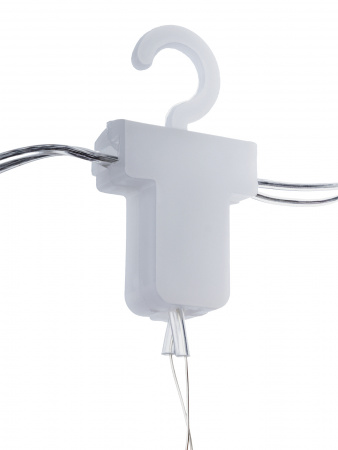 Гирлянда светодиодная "Роса - занавес" 2х2 м, 200LED, белый, ПДУ, USB, IP20, TDM