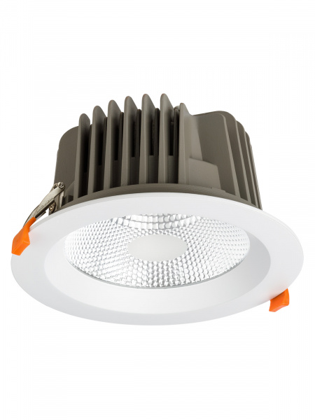 Светильник встраиваемый "Даунлайт" LED DCL-01-040 40 Вт, 4000 К, 80 Ra, IP20, прозрачный расс., TDM