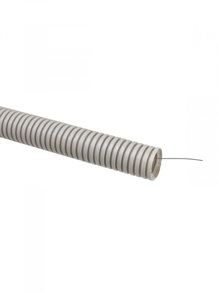 Труба гофрированная ПВХ d 32 с зондом (50 м) тяжелая TDM
