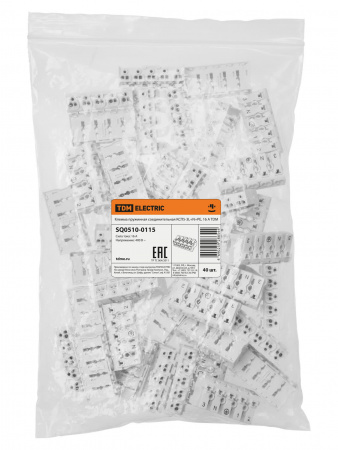 Клемма пружинная соединительная КСП5-3L+N+PE, 16 A TDM