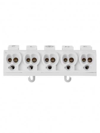 Клемма пружинная соединительная КСПн5-3L+N+PE, 16 A, с монтажной ножкой TDM