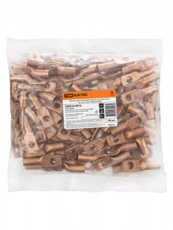 Наконечник кабельный медный под опрессовку ТМ 10-5-5 ГОСТ 7386-80 TDM