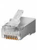 Разъем RJ-45 FTP для кабеля кат. 6, 8P8C в блистере (10шт) TDM