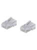 Разъем RJ-45 UTP для кабеля кат. 5Е, 8P8C (2 шт), TDM