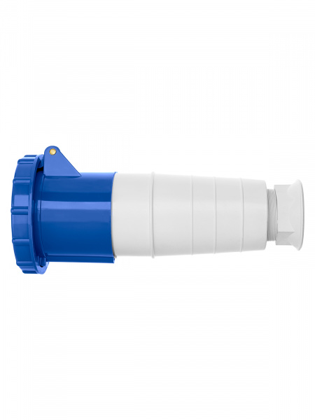 Розетка 233 переносная 2Р+РЕ 63А 220В IP54 TDM