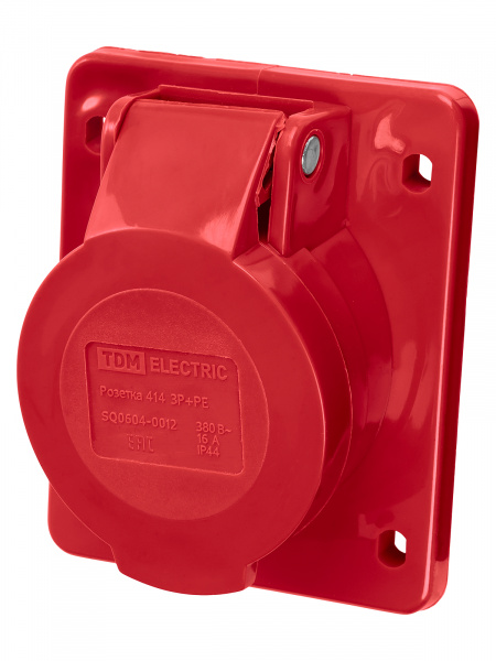 Розетка 414 скрытая 3Р+РЕ 16А 380В IP44 TDM