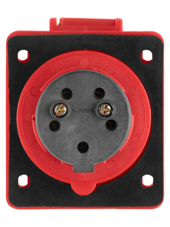 Розетка 415 скрытая 3Р+РЕ+N 16А 380В IP44 TDM
