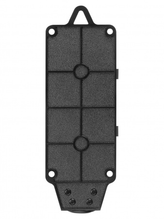 Розетка двухместная с заглушками каучук 2Р+РЕ 16А 250В IP44 TDM