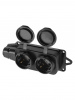 Розетка двухместная с заглушками каучук 2Р+РЕ 16А 250В IP44 TDM