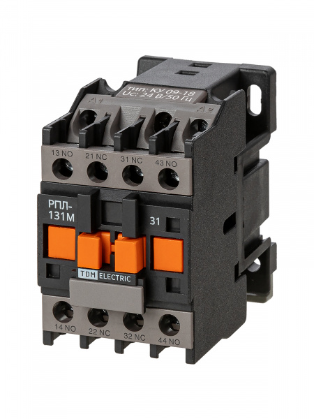 Реле промежуточное РПЛ-131М УХЛ4Б, 16А, 24В 50Гц, 3НО+1НЗ TDM