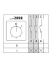 Кулачковый переключатель КПУ11-25/2098 (0-1 3р) TDM