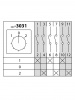 Кулачковый переключатель КПУ11-40/3031 (1-0-2 3р) TDM