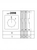 Кулачковый переключатель КПУ38-63/2098 (0-1 3р) TDM