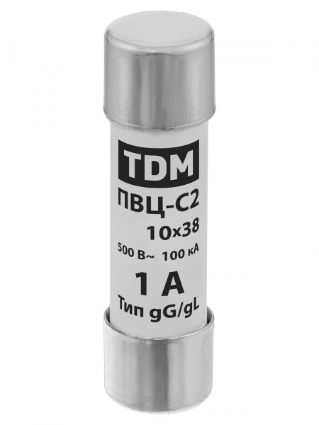 Плавкая вставка ПВЦ-С2 10х38 1А TDM