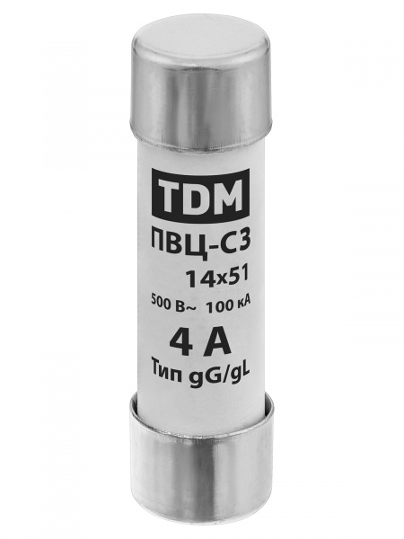 Плавкая вставка ПВЦ-С3 14х51 4А TDM