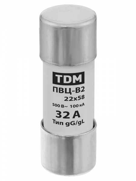 Плавкая вставка ПВЦ-В2 22х58 32А TDM
