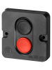 Пост кнопочный ПКЕ 622 У2, красная и черная кнопки, IP54 TDM