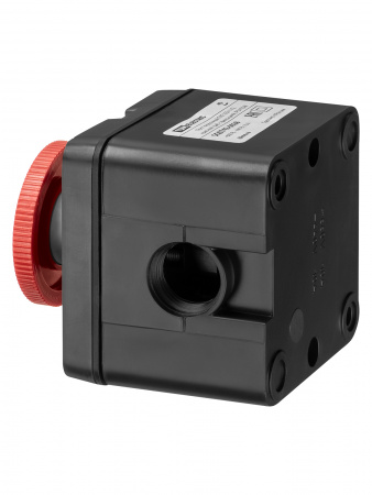 Пост кнопочный ПКЕ 222-1 У2, красный гриб с фиксацией, IP54 TDM