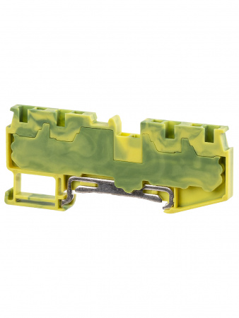 Зажим клеммный безвинтовой ЗКБ PEN быстрого зажима 4 вывода 2,5 мм2 (Ph-C PT 2,5-QUATTRO-PE) TDM