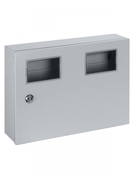 Корпус металлический ЩУ-1ф/2 (на 2 счётчика) 300х400х125 IP54 Народный