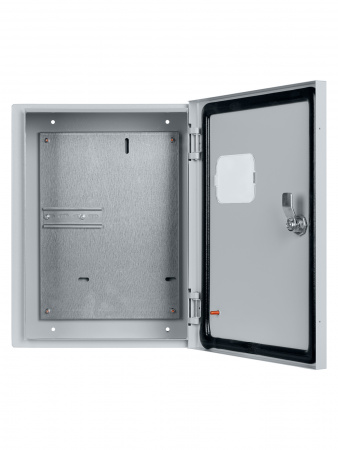 Корпус металлический ЩУ-3ф/1-0 (1 дверь) (395х310х150) IP54 Народный эконом